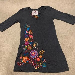 JW Los Angeles Johnny Was Embroidered Tunic